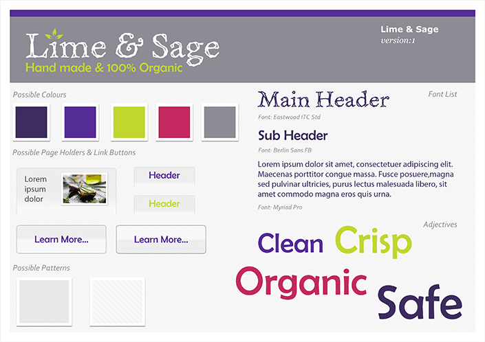 Lime & Sage stylesheet image.