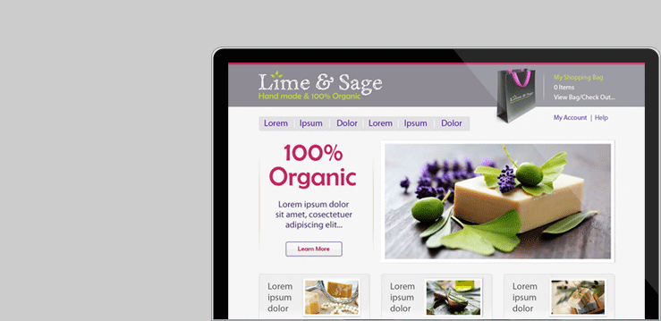Lime & Sage - hand made and 100% organic