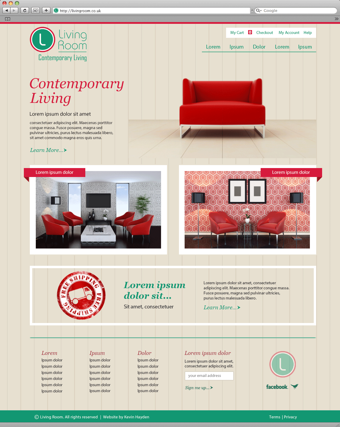 Living Room website image.