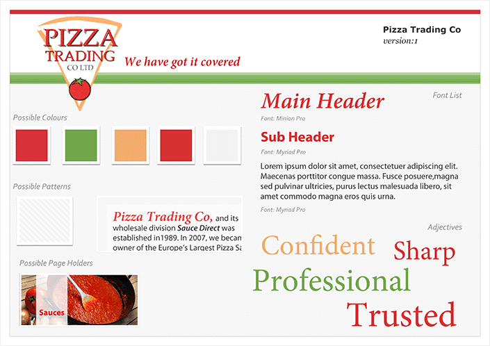 Pizza Trading Co stylesheet image.